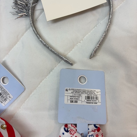 NWT bundle 4 Cat & Jack Star USA Patriotic 4th of July Headbands Red white blue - Picture 8 of 8